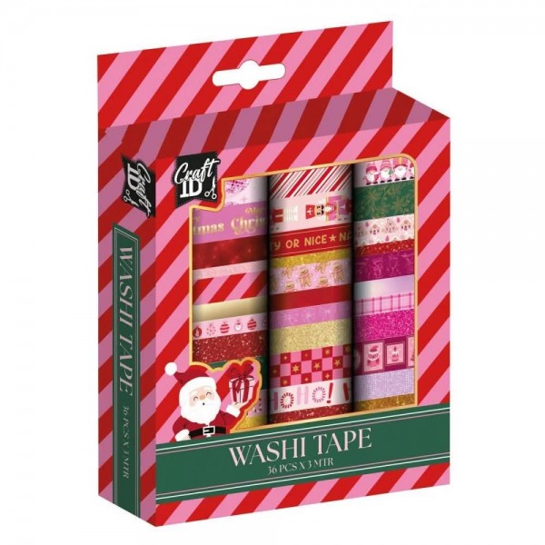 Craft ID 36 Χριστουγεννιάτικα Washi Tapes 3m