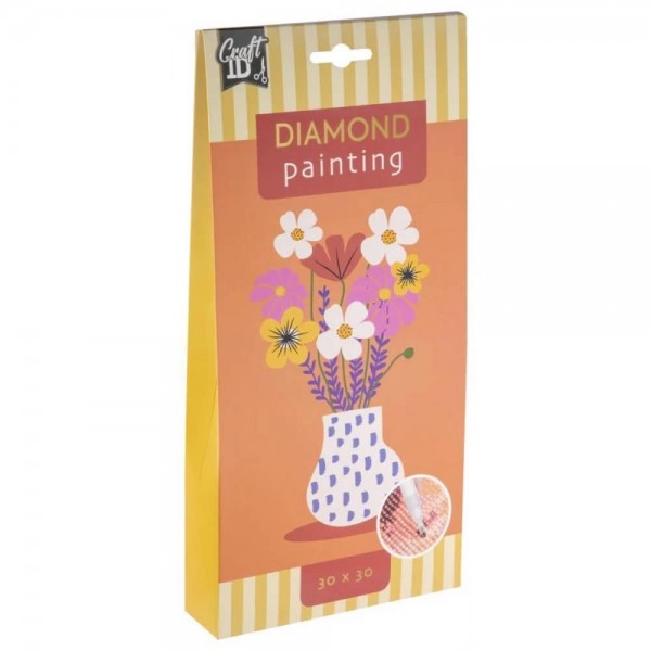 Craft ID Diamond Painting 30x30cm Λουλούδια