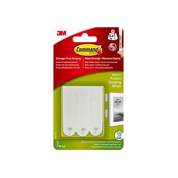 3M Κολλητικές Ταινίες Για Κάδρα Λευκές 8τεμ (5Kg)