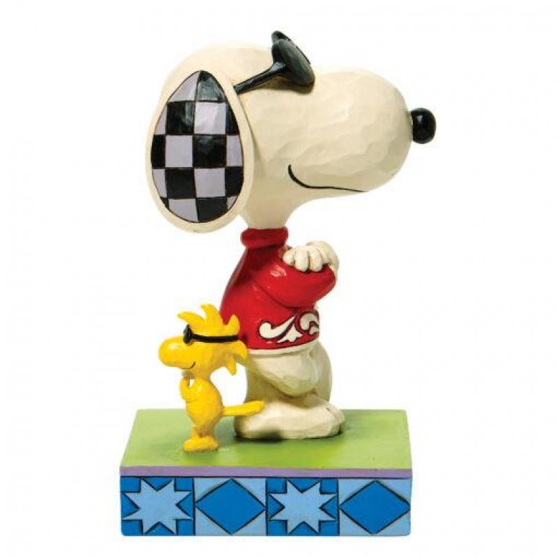 Joe Cool and Woodstock Figurine 12cm2cm