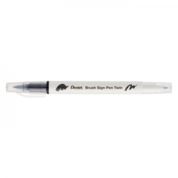 Sign pen twin brush Black Sign pen twin brush Black