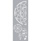 Στένσιλ 15x40cm Ονειροπαγίδα