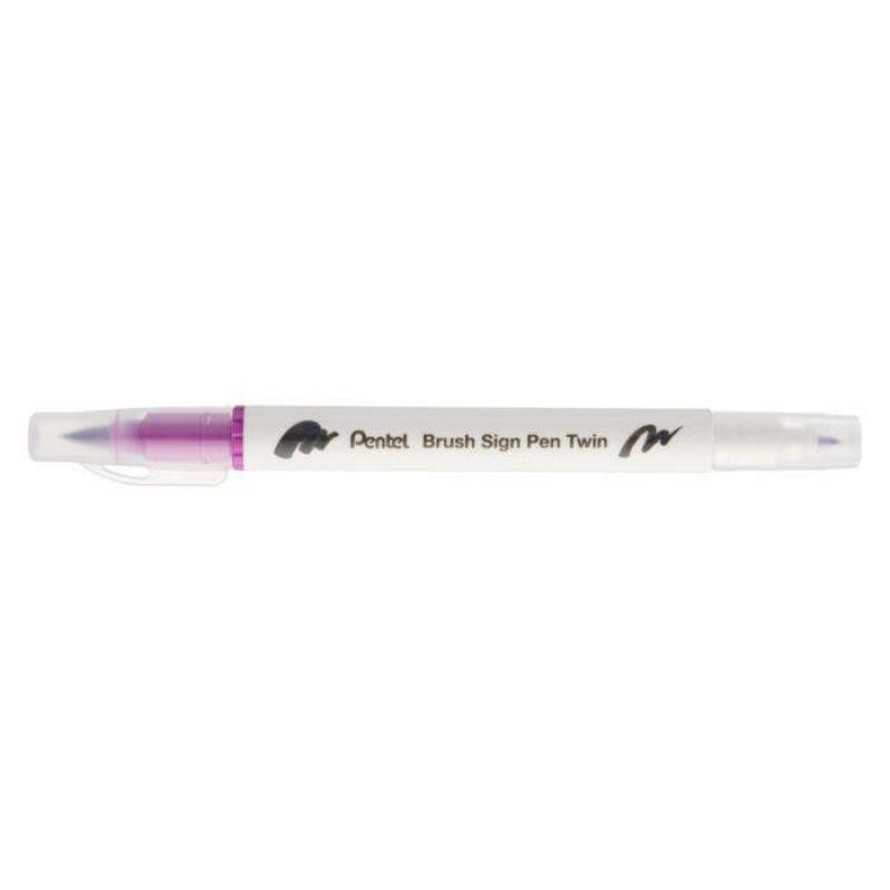 Sign pen twin brush Magenta