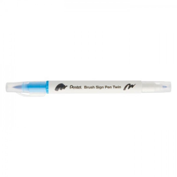Sign pen twin brush Sky Blue Sign pen twin brush Sky Blue