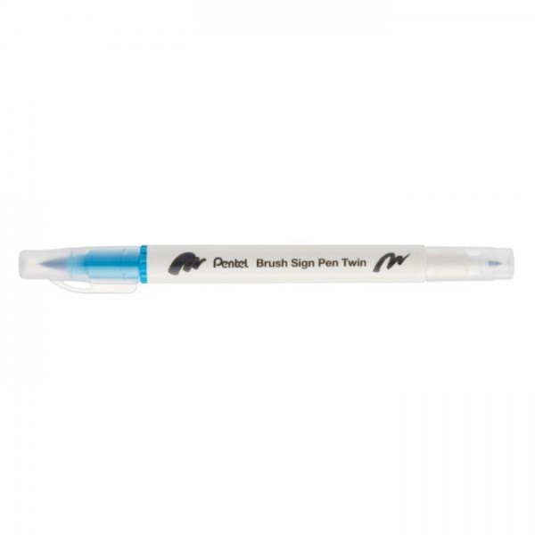 Sign pen twin brush Turquoise Sign pen twin brush Turquoise