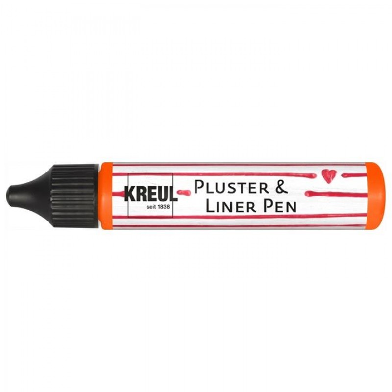 Kreul 29ml Pic Tixx Liner Pen Fluo Orange