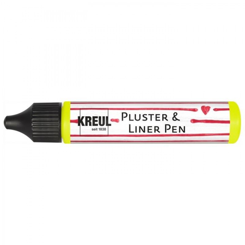 Kreul 29ml Pic Tixx Liner Pen Fluo Yellow