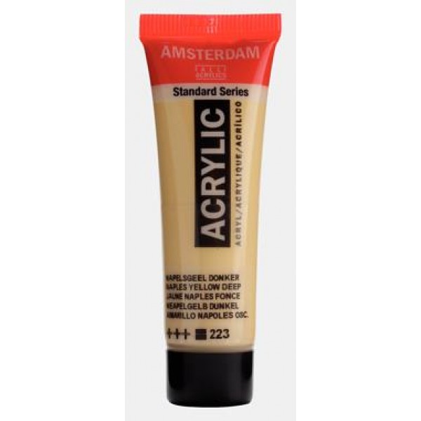 Amsterdam Acrylic 20ml 223 Napples Yellow Deep Amsterdam Acrylic 20ml 223 Napples Yellow Deep