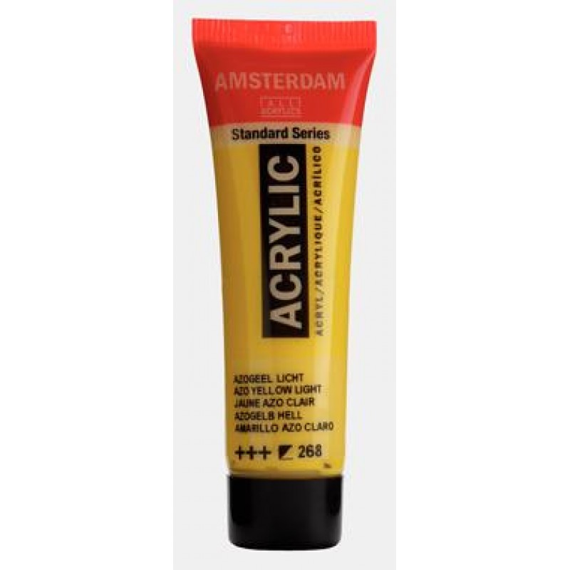 Amsterdam Acrylic 20ml 268 Azo Yellow Light