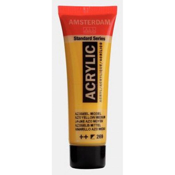 Amsterdam Acrylic 20ml 269 Azo Yellow Medium Amsterdam Acrylic 20ml 269 Azo Yellow Medium