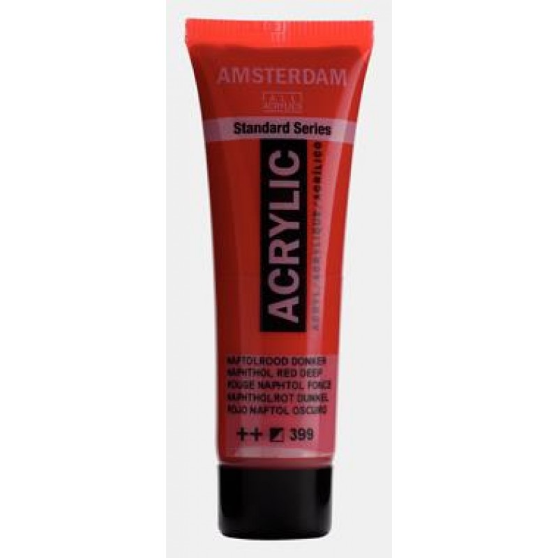 Amsterdam Acrylic 20ml 399 Naphthol Red Deep