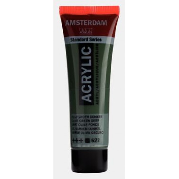 Amsterdam Acrylic 20ml 622 Olive Green Deep