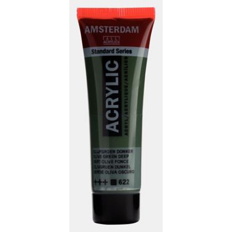 Amsterdam Acrylic 20ml 622 Olive Green Deep