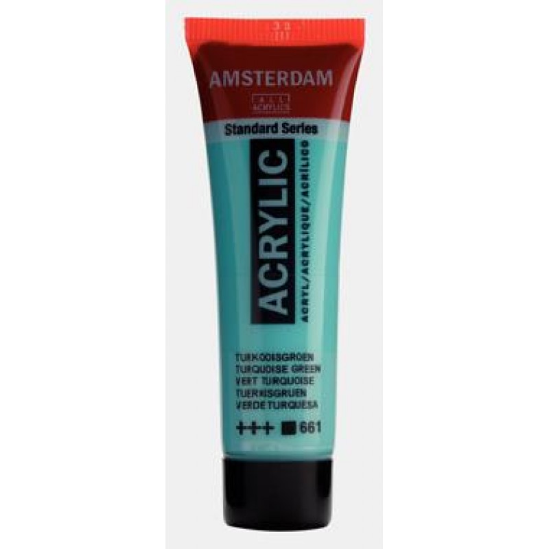 Amsterdam Acrylic 20ml 661 Turquoise Green