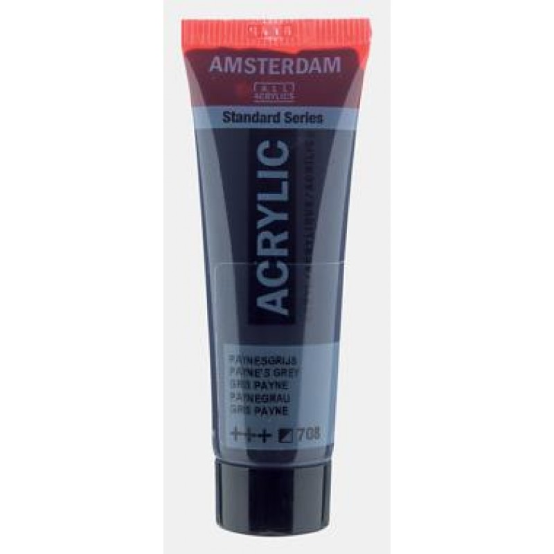 Amsterdam Acrylic 20ml 708 Paynes Grey