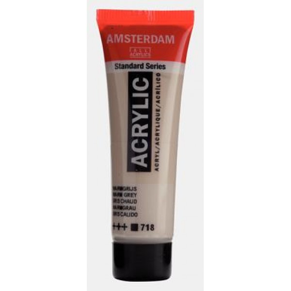 Amsterdam Acrylic 20ml 718 Warm Grey Amsterdam Acrylic 20ml 718 Warm Grey