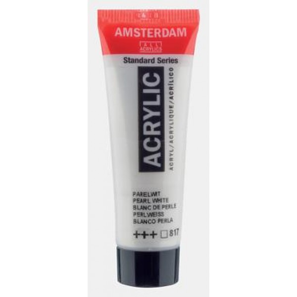 Amsterdam Acrylic 20ml 817 Pearl White Amsterdam Acrylic 20ml 817 Pearl White