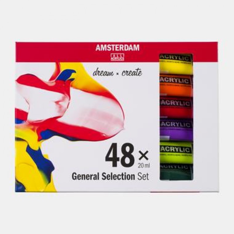 Amsterdam Σετ 48 Ακρυλικά Χρώματα 20ml