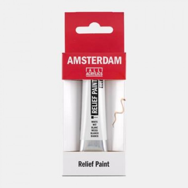Talens Amsterdam Relief Paint 20ml 100 White Talens Amsterdam Relief Paint 20ml 100 White