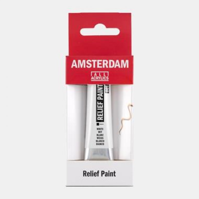 Talens Amsterdam Relief Paint 20ml 100 White