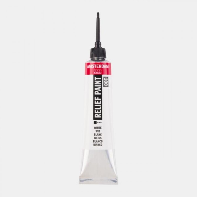 Talens Amsterdam Relief Paint 20ml 100 White