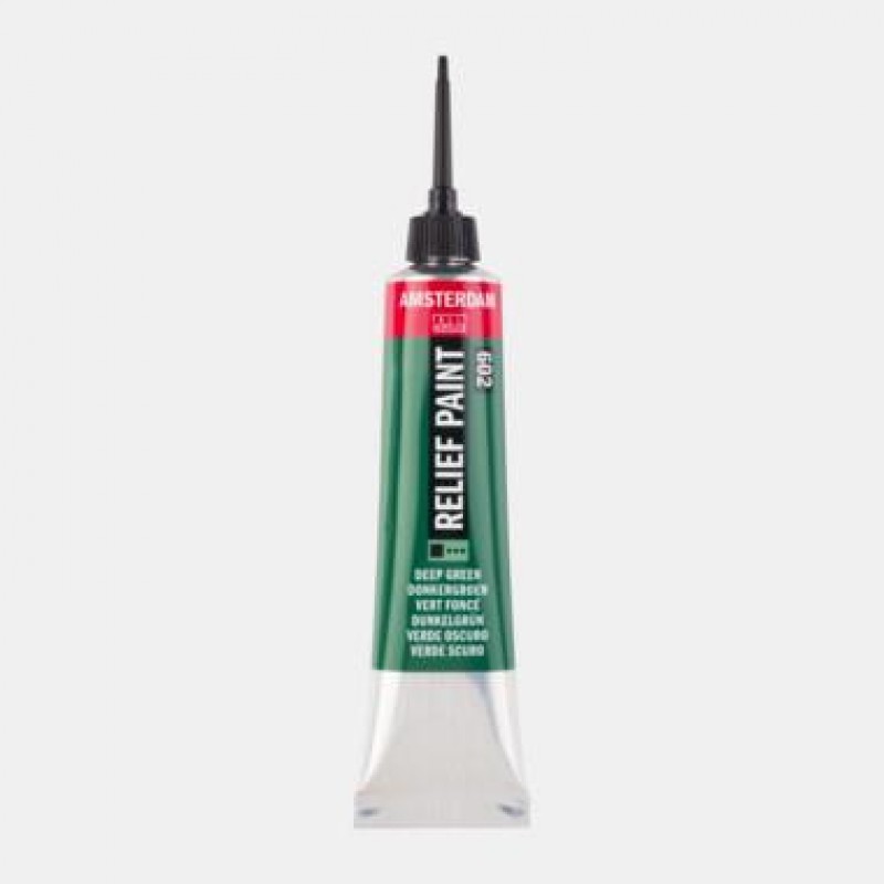 Talens Amsterdam Relief Paint 20ml 602 Deep Green