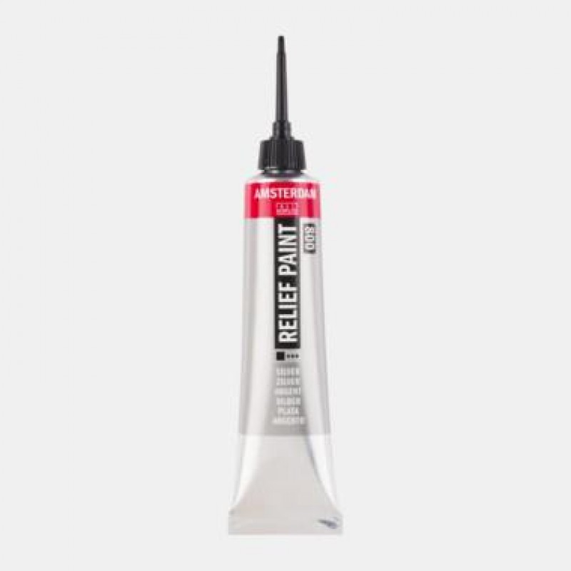 Talens Amsterdam Relief Paint 20ml 800 Silver