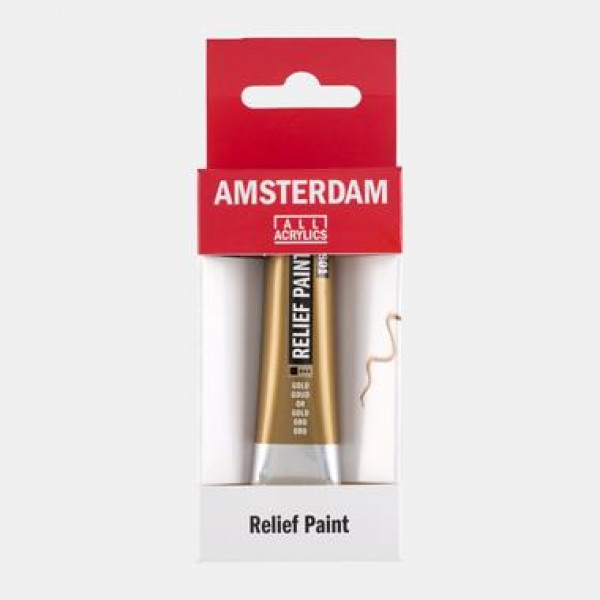 Talens Amsterdam Relief Paint 20ml 801 Gold Talens Amsterdam Relief Paint 20ml 801 Gold