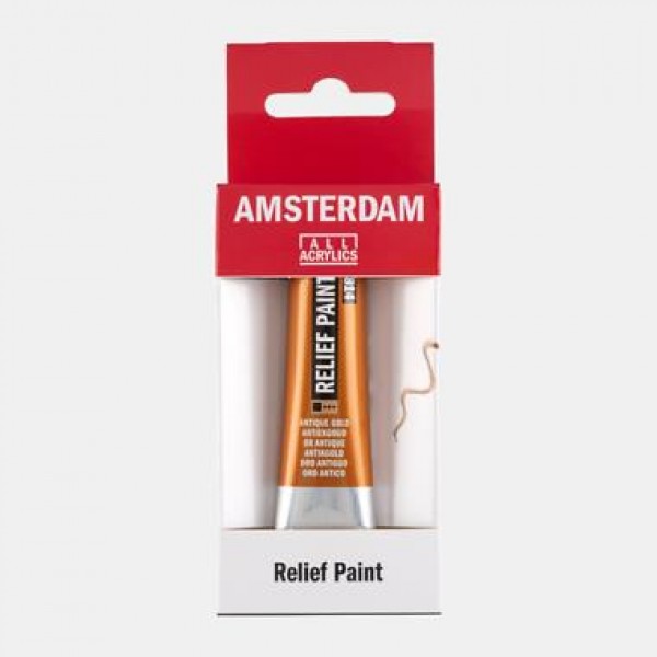 Talens Amsterdam Relief Paint 20ml 814 Antique Gold Talens Amsterdam Relief Paint 20ml 814 Antique Gold