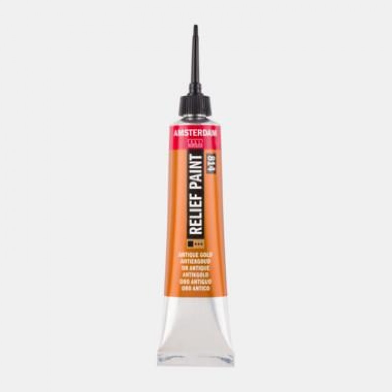 Talens Amsterdam Relief Paint 20ml 814 Antique Gold