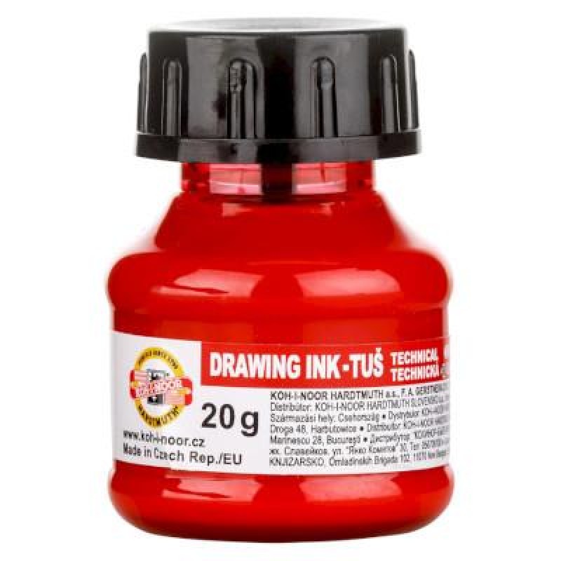 Drawing Ink 20g Red