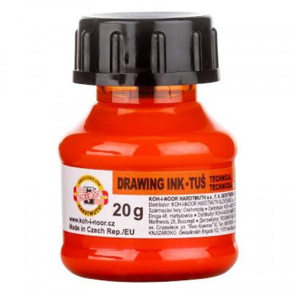 Drawing Ink 20g Orange Drawing Ink 20g Orange