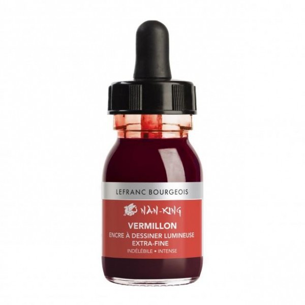 Σινική Μελάνη Nan-King 30ml Vermilion