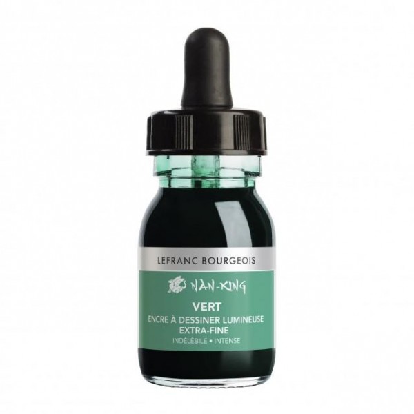 Σινική Μελάνη Nan-King 30ml Green Σινική Μελάνη Nan-King 30ml Green