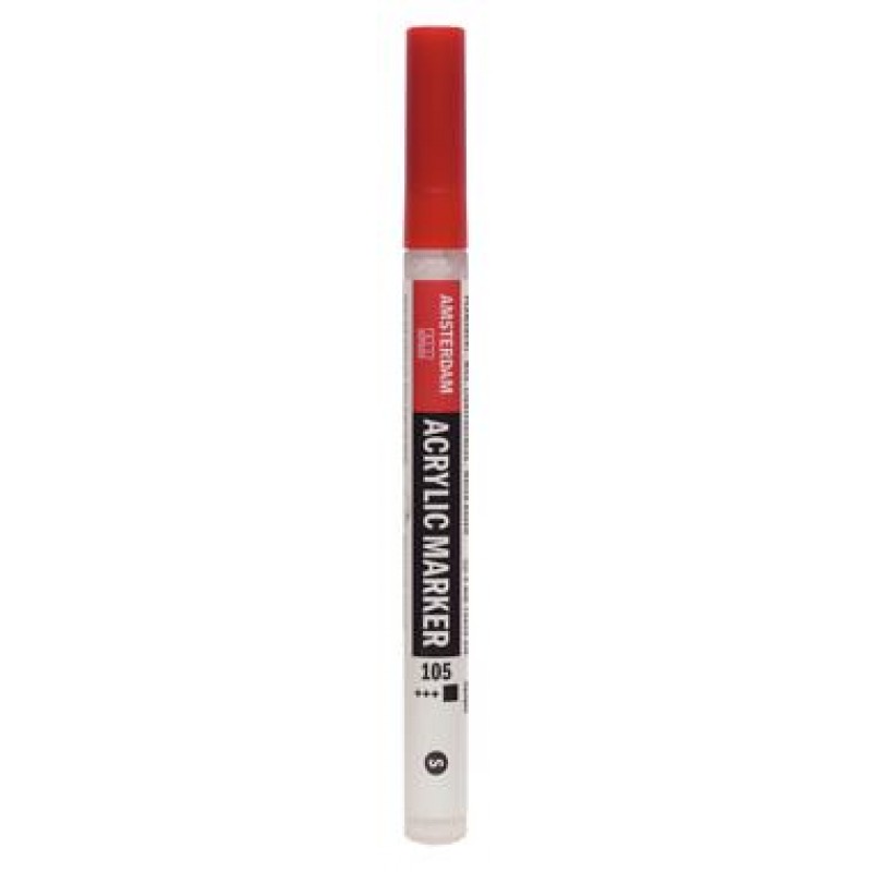 Acrylic Marker Small 1-2mm 105 Titanium White