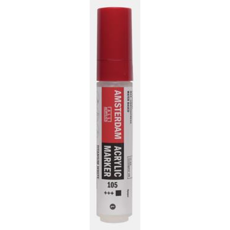 Acrylic Marker Large 8-15mm 105 Titanium White