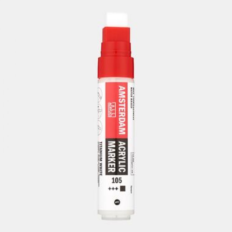 Acrylic Marker Large 8-15mm 105 Titanium White