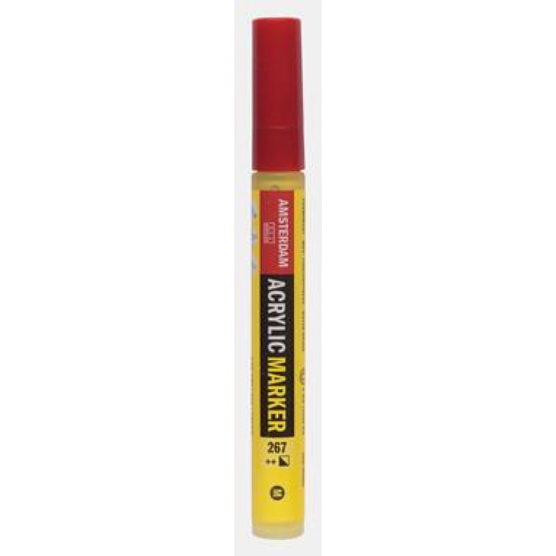 Acrylic Marker Medium 3-4mm 267 Azo Yellow Lemon