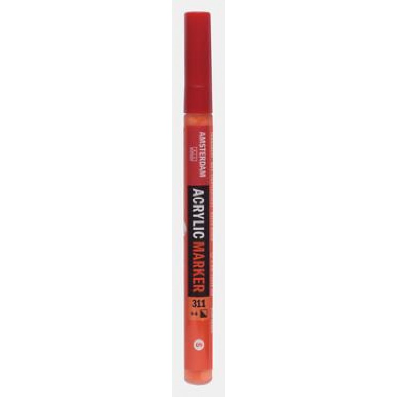 Acrylic Marker Small 1-2mm 311 Vermilion