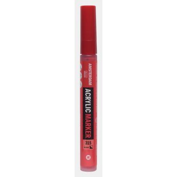 Acrylic Marker Medium 3-4mm 315 Pyrrole Red Acrylic Marker Medium 3-4mm 315 Pyrrole Red