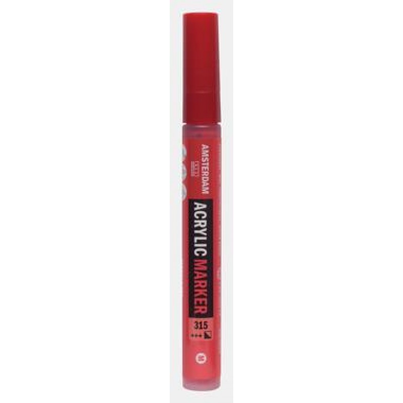 Acrylic Marker Medium 3-4mm 315 Pyrrole Red