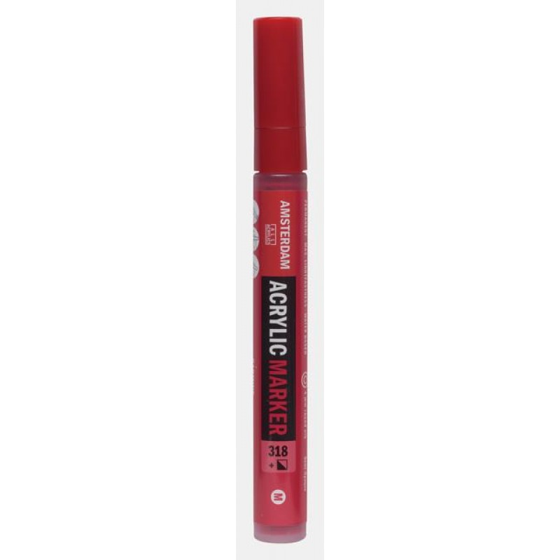 Acrylic Marker Medium 3-4mm 318 Carmine