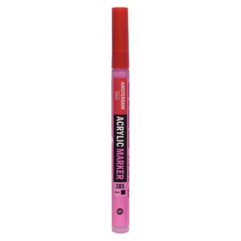 Acrylic Marker Small 1-2mm 385 Quinacridon Rose Light Acrylic Marker Small 1-2mm 385 Quinacridon Rose Light