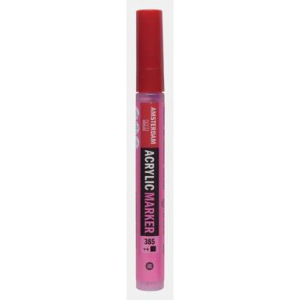 Acrylic Marker Medium 3-4mm 385 Quinacridon Rose Light Acrylic Marker Medium 3-4mm 385 Quinacridon Rose Light