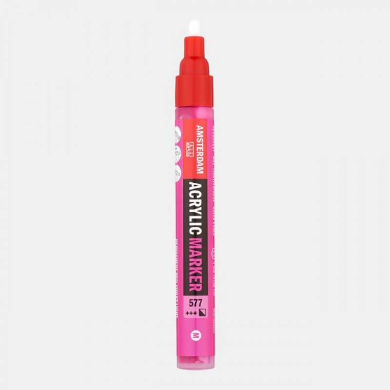 Acrylic Marker Medium 3-4mm 577 Permanent Red Violet Light