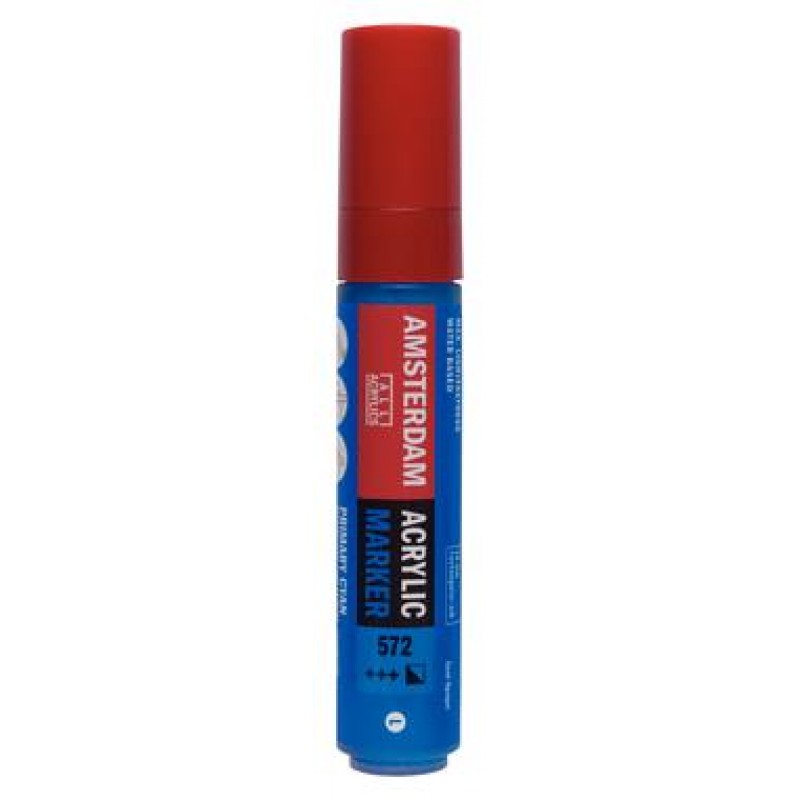 Acrylic Marker Large 8-15mm 572 Primary Cyan Acrylic Marker Large 8-15mm 572 Primary Cyan