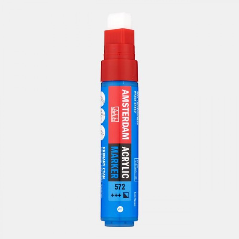 Acrylic Marker Large 8-15mm 572 Primary Cyan