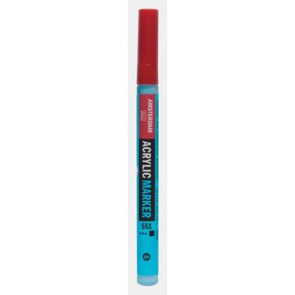 Acrylic Marker Small 1-2mm 551 Sky Blue Light Acrylic Marker Small 1-2mm 551 Sky Blue Light