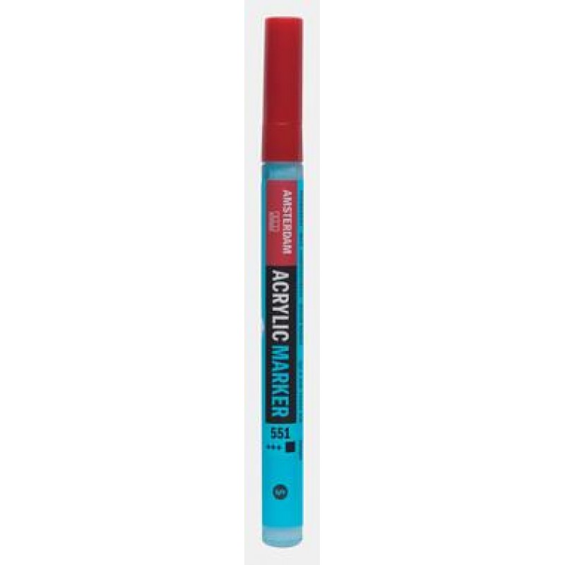 Acrylic Marker Small 1-2mm 551 Sky Blue Light Acrylic Marker Small 1-2mm 551 Sky Blue Light