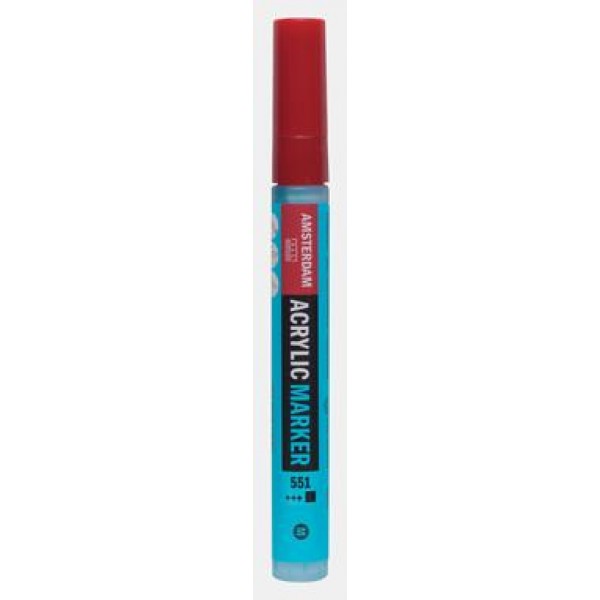 Acrylic Marker Medium 3-4mm 551 Sky Blue Light Acrylic Marker Medium 3-4mm 551 Sky Blue Light